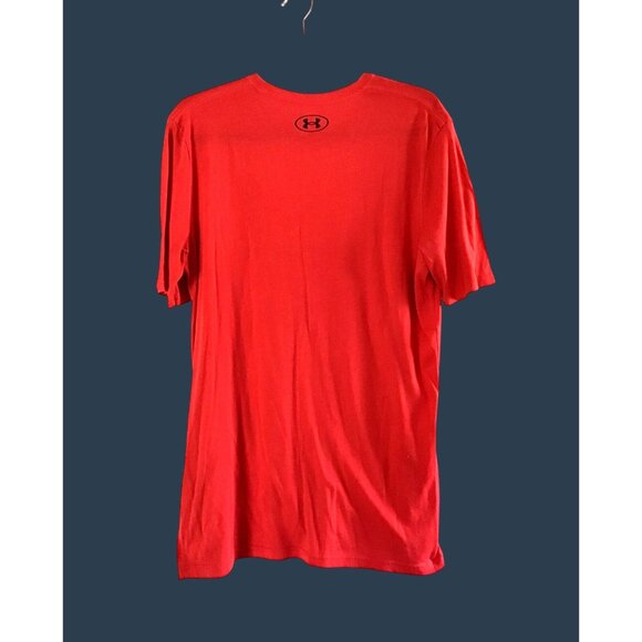 Under Armour Mens Red Graphic T-Shirt Size S - Picture 2 of 6